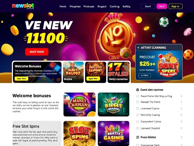 Explore the latest and most trusted new online slot casinos for 2024. Find exclusive bonuses, user reviews, and expert guides to choose the best slot sites for real money play.
